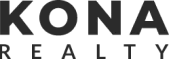 Kona Logo - simple logo containing text KONA REALTY