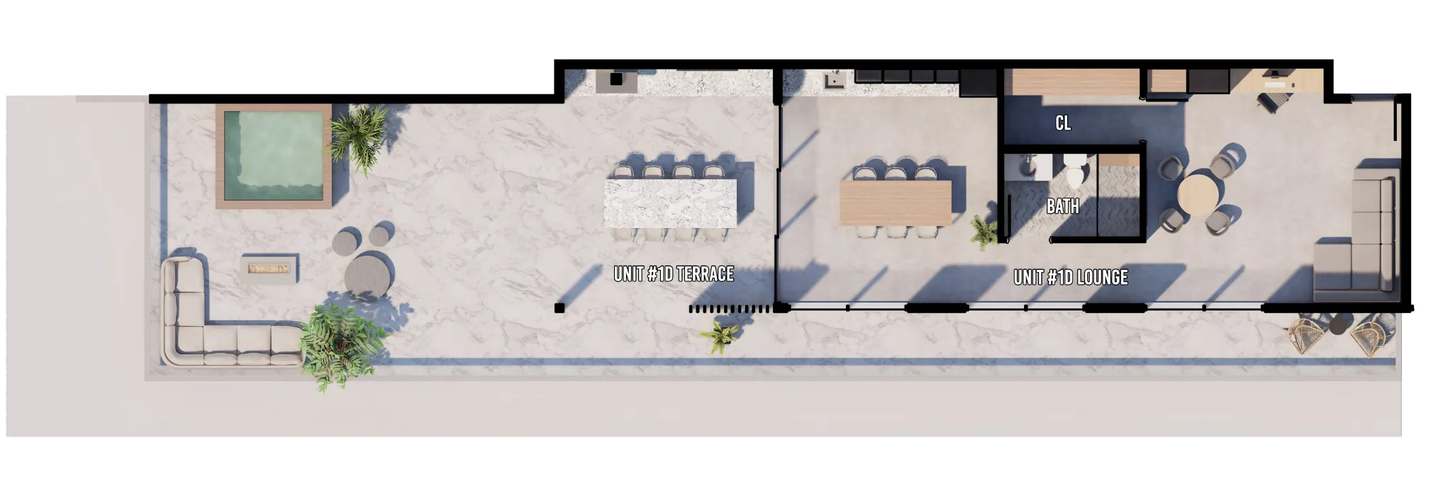 Rooftop Suite Floorplan