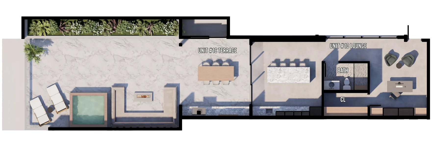 Rooftop Suite Floorplan