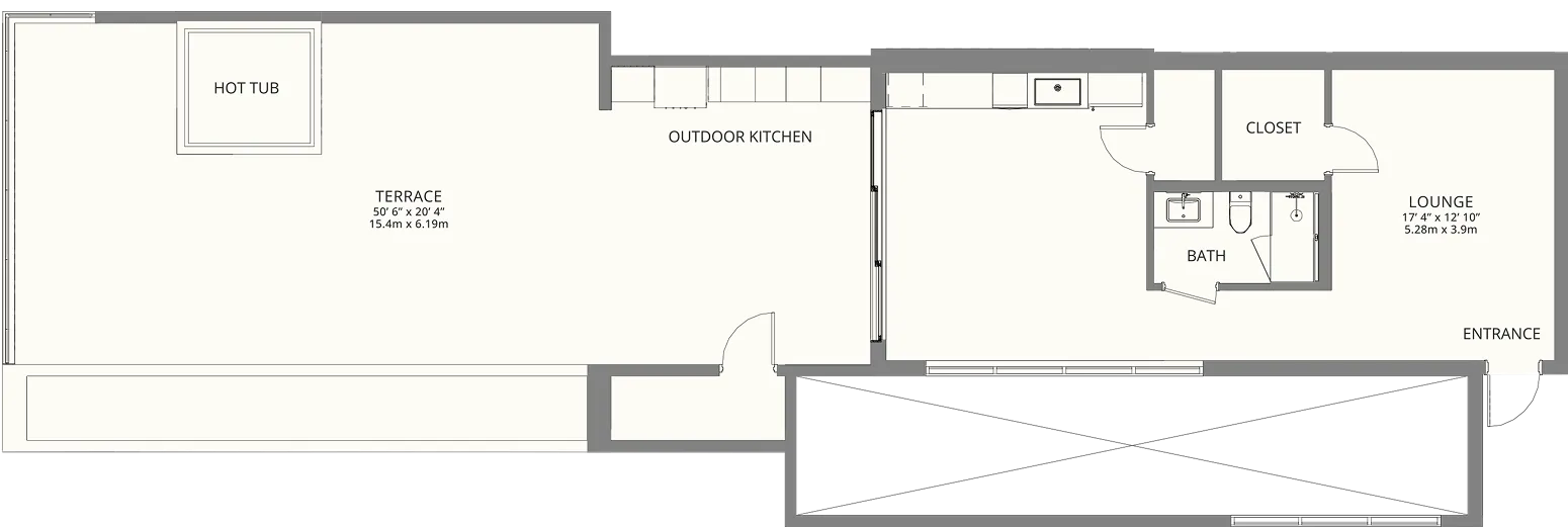 Rooftop Suite Floorplan