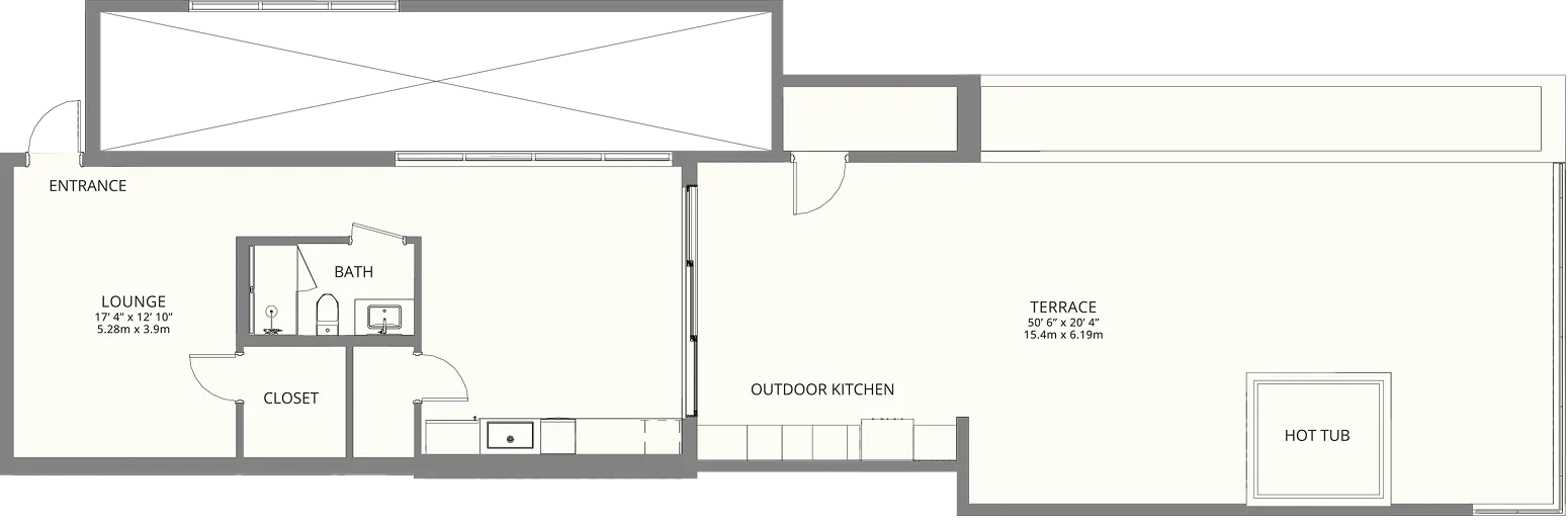 Rooftop Suite Floorplan
